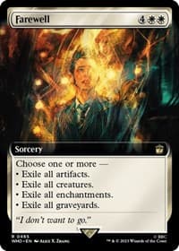 Farewell (Extended Art) - Universes Beyond: Doctor Who - Magic: The Gathering card