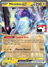 Miraidon ex - Prize Pack Series Cards - Pokemon card