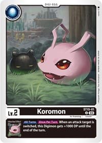 Koromon - Starter Deck 15: Dragon of Courage - Digimon Card Game card