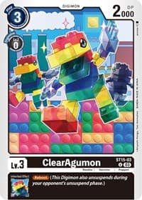 ClearAgumon - Starter Deck 15: Dragon of Courage - Digimon Card Game card