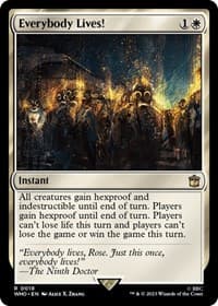 Everybody Lives! - Universes Beyond: Doctor Who - Magic: The Gathering card