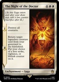 The Night of the Doctor - Universes Beyond: Doctor Who - Magic: The Gathering card