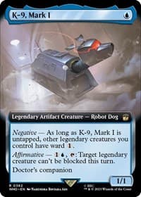 K-9, Mark I (Extended Art) - Universes Beyond: Doctor Who - Magic: The Gathering card