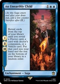An Unearthly Child - Universes Beyond: Doctor Who - Magic: The Gathering card