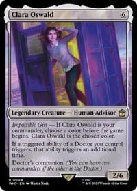 Clara Oswald - Universes Beyond: Doctor Who - Magic: The Gathering card