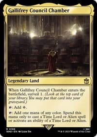 Gallifrey Council Chamber - Universes Beyond: Doctor Who - Magic: The Gathering card