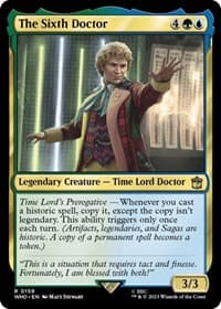 The Sixth Doctor - Universes Beyond: Doctor Who - Magic: The Gathering card