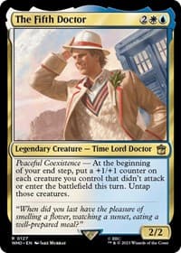 The Fifth Doctor - Universes Beyond: Doctor Who - Magic: The Gathering card