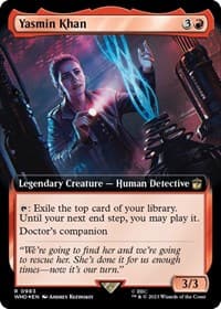 Yasmin Khan (Extended Art) (Surge Foil) - Universes Beyond: Doctor Who - Magic: The Gathering card