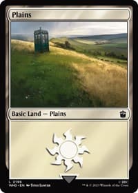 Plains (0196) - Universes Beyond: Doctor Who - Magic: The Gathering card