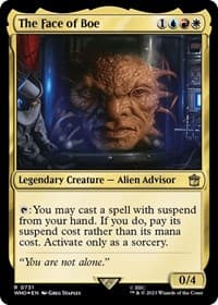 The Face of Boe (Surge Foil) - Universes Beyond: Doctor Who - Magic: The Gathering card