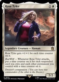 Rose Tyler (Surge Foil) - Universes Beyond: Doctor Who - Magic: The Gathering card