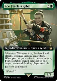 Ace, Fearless Rebel (Extended Art) - Universes Beyond: Doctor Who - Magic: The Gathering card