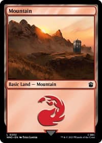 Mountain (0202) - Universes Beyond: Doctor Who - Magic: The Gathering card