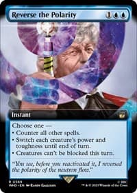 Reverse the Polarity (Extended Art) - Universes Beyond: Doctor Who - Magic: The Gathering card