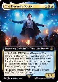 The Eleventh Doctor (Extended Art) - Universes Beyond: Doctor Who - Magic: The Gathering card
