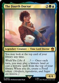 The Fourth Doctor (Surge Foil) - Universes Beyond: Doctor Who - Magic: The Gathering card