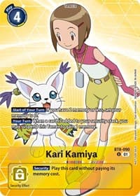 Kari Kamiya (Tamer Party Pack -The Beginning-) - New Awakening - Digimon Card Game card