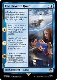 The Eleventh Hour (Surge Foil) - Universes Beyond: Doctor Who - Magic: The Gathering card