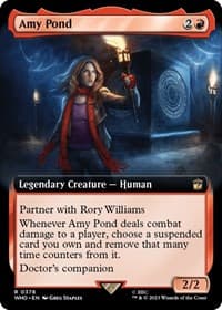 Amy Pond (Extended Art) - Universes Beyond: Doctor Who - Magic: The Gathering card