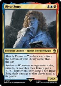 River Song (Surge Foil) - Universes Beyond: Doctor Who - Magic: The Gathering card