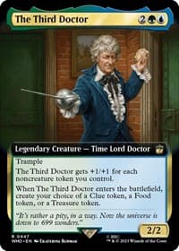The Third Doctor (Extended Art) - Universes Beyond: Doctor Who - Magic: The Gathering card