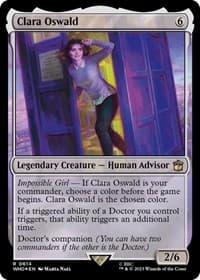 Clara Oswald (Surge Foil) - Universes Beyond: Doctor Who - Magic: The Gathering card