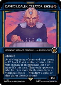 Davros, Dalek Creator (Showcase) (Surge Foil) - Universes Beyond: Doctor Who - Magic: The Gathering card