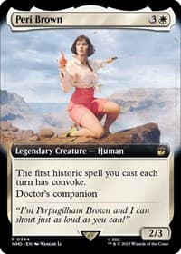 Peri Brown (Extended Art) - Universes Beyond: Doctor Who - Magic: The Gathering card