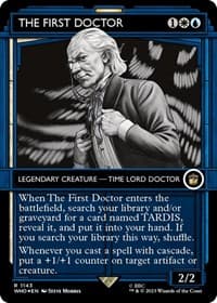 The First Doctor (Showcase) (Surge Foil) - Universes Beyond: Doctor Who - Magic: The Gathering card