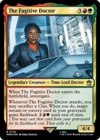 The Fugitive Doctor (Surge Foil) - Universes Beyond: Doctor Who - Magic: The Gathering card