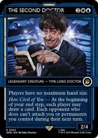 The Second Doctor (Showcase) - Universes Beyond: Doctor Who - Magic: The Gathering card