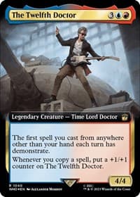 The Twelfth Doctor (Extended Art) (Surge Foil) - Universes Beyond: Doctor Who - Magic: The Gathering card