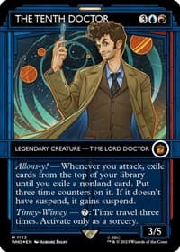 The Tenth Doctor (Showcase) (Surge Foil) - Universes Beyond: Doctor Who - Magic: The Gathering card