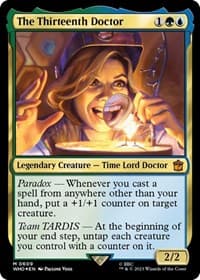 The Thirteenth Doctor (Surge Foil) - Universes Beyond: Doctor Who - Magic: The Gathering card