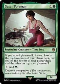 Susan Foreman (Surge Foil) - Universes Beyond: Doctor Who - Magic: The Gathering card