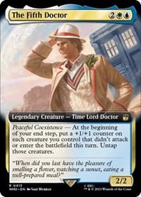 The Fifth Doctor (Extended Art) - Universes Beyond: Doctor Who - Magic: The Gathering card