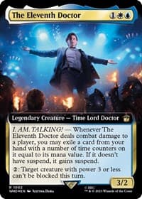 The Eleventh Doctor (Extended Art) (Surge Foil) - Universes Beyond: Doctor Who - Magic: The Gathering card