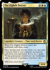 The Eighth Doctor (Surge Foil) - Universes Beyond: Doctor Who - Magic: The Gathering card