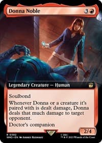 Donna Noble (Extended Art) - Universes Beyond: Doctor Who - Magic: The Gathering card