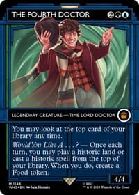The Fourth Doctor (Showcase) (Surge Foil) - Universes Beyond: Doctor Who - Magic: The Gathering card
