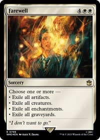 Farewell (Surge Foil) - Universes Beyond: Doctor Who - Magic: The Gathering card
