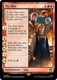 The Flux (Surge Foil) - Universes Beyond: Doctor Who - Magic: The Gathering card