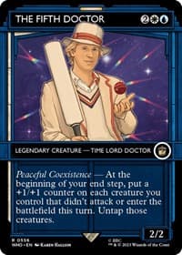 The Fifth Doctor (Showcase) - Universes Beyond: Doctor Who - Magic: The Gathering card