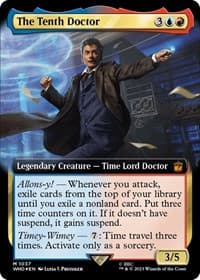 The Tenth Doctor (Extended Art) (Surge Foil) - Universes Beyond: Doctor Who - Magic: The Gathering card