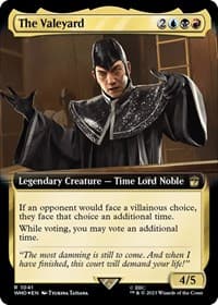 The Valeyard (Extended Art) (Surge Foil) - Universes Beyond: Doctor Who - Magic: The Gathering card
