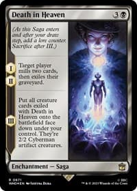 Death in Heaven (Surge Foil) - Universes Beyond: Doctor Who - Magic: The Gathering card