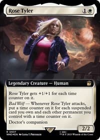 Rose Tyler (Extended Art) (Surge Foil) - Universes Beyond: Doctor Who - Magic: The Gathering card