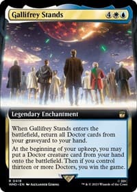 Gallifrey Stands (Extended Art) - Universes Beyond: Doctor Who - Magic: The Gathering card