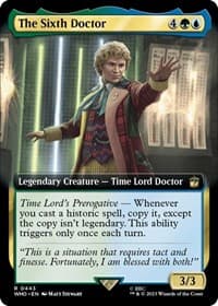 The Sixth Doctor (Extended Art) - Universes Beyond: Doctor Who - Magic: The Gathering card